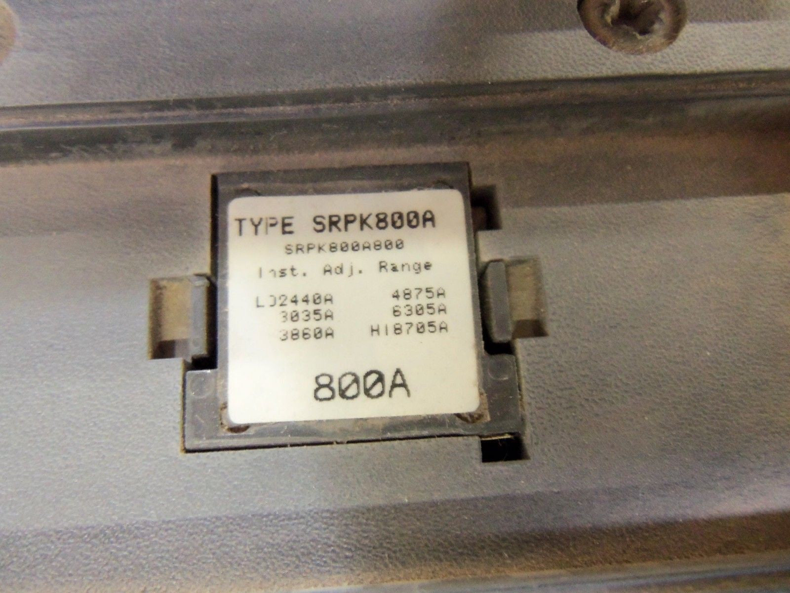 GENERAL ELECTRIC SKLA36AT0800 CIRCUIT BREAKER *USED*