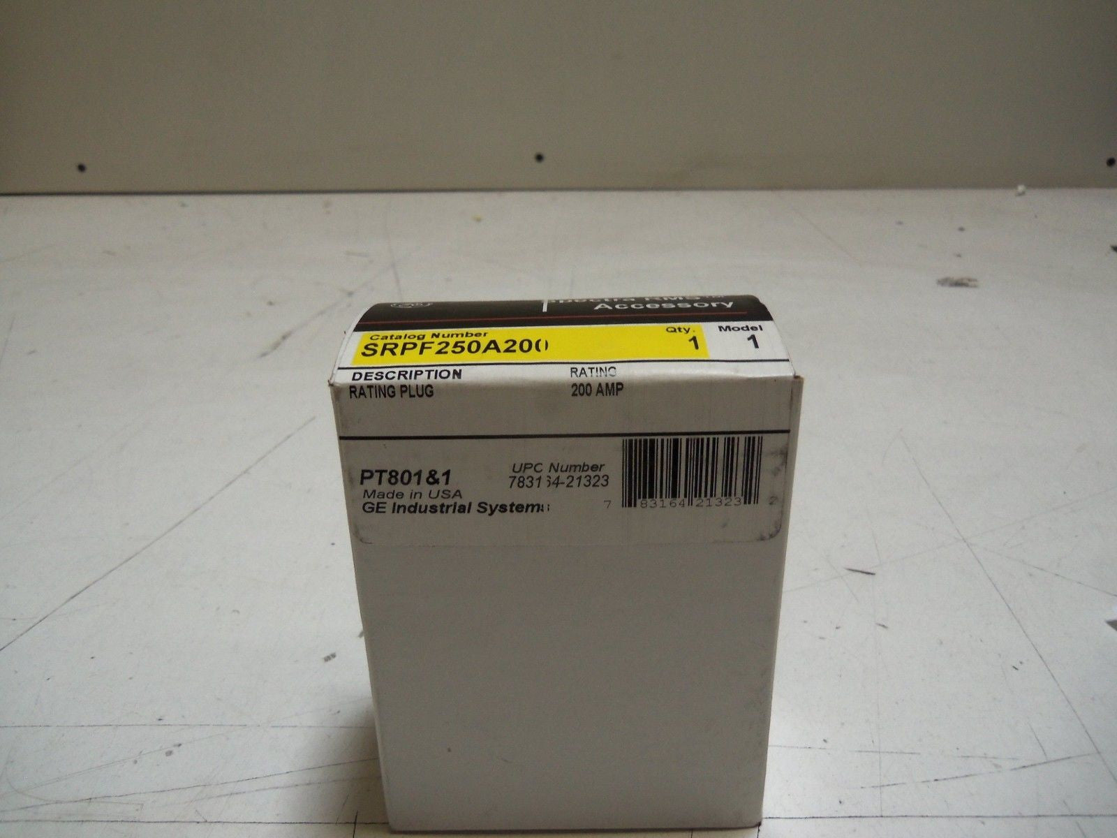 GENERAL ELECTRIC SRPF250A200 PLUG *FACTORY SEALED*
