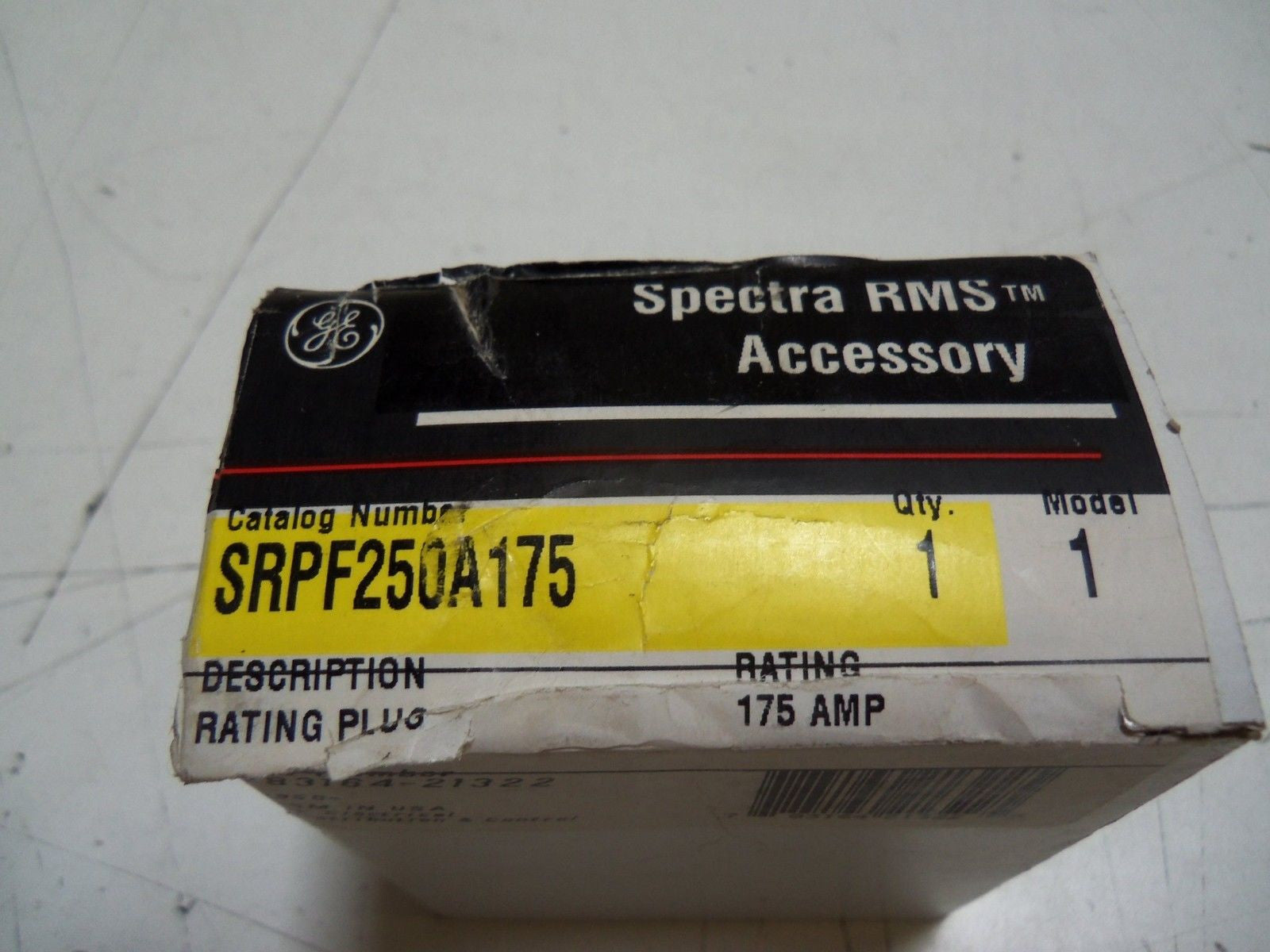 GENERAL ELECTRIC SRPF250A175 PLUG *FACTORY SEALED*