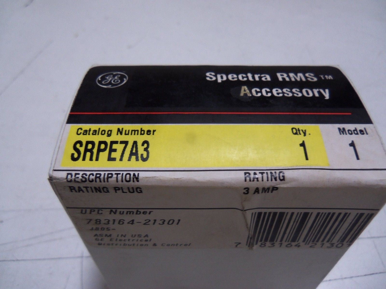 GENERAL ELECTRIC SRPE7A3 PLUG  *FACTORY SEALED*