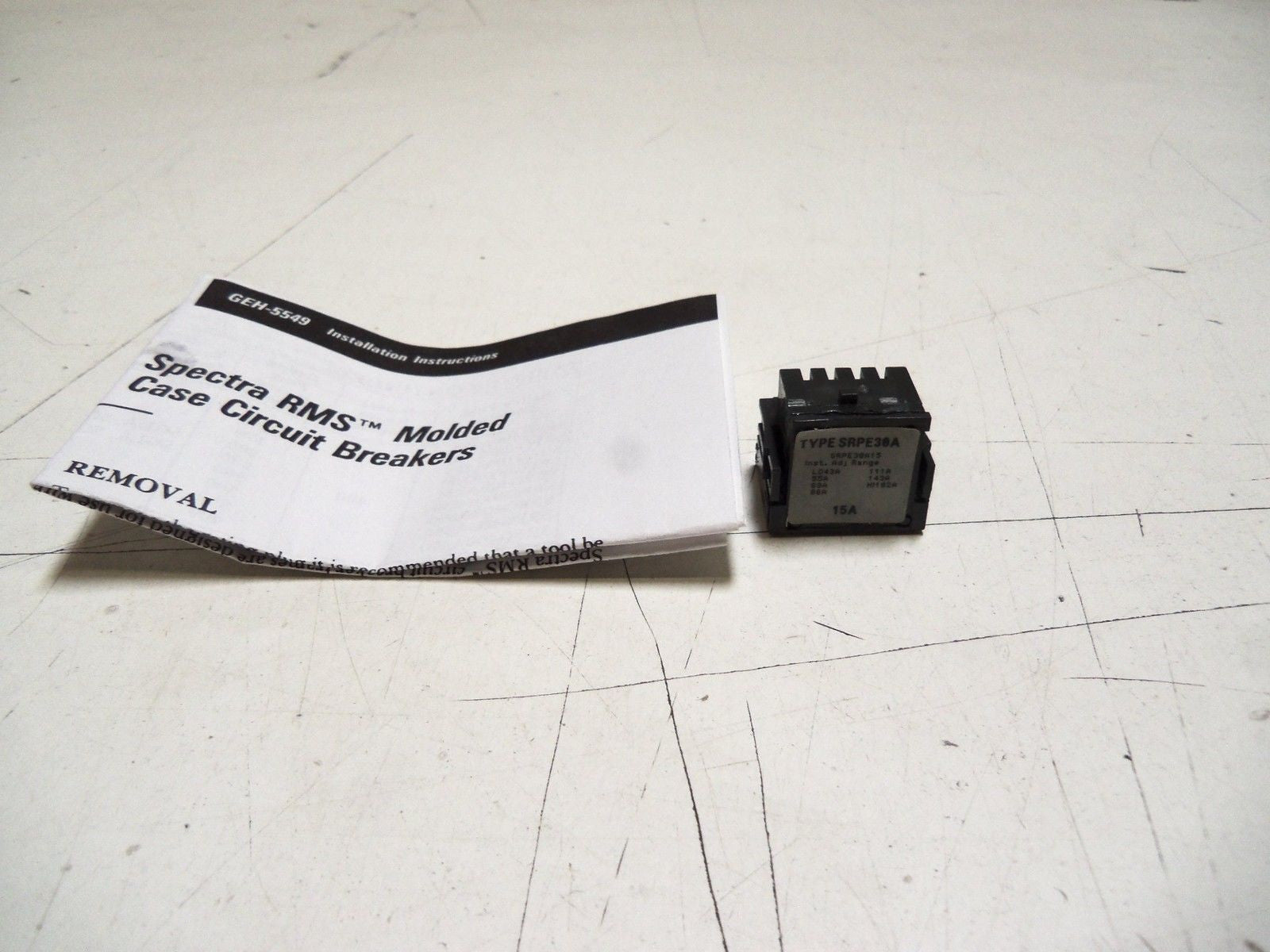 GENERAL ELECTRIC SRPE30A15 PLUG *NEW IN BOX*