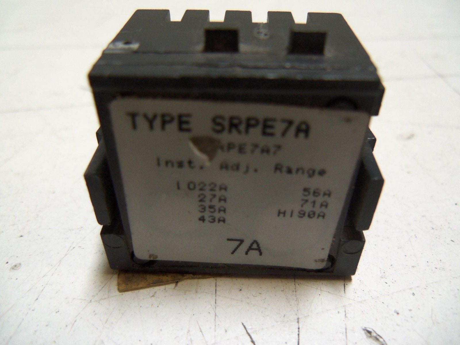 GENERAL ELECTRIC SRPE7A3 PLUG  *NEW NO BOX*