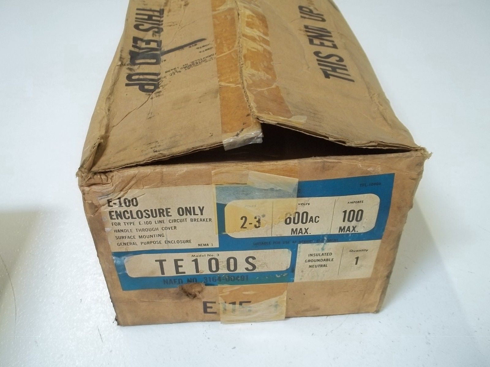 GENERAL ELECTRIC TE100S ENCLOSURE ONLY *NEW IN BOX*