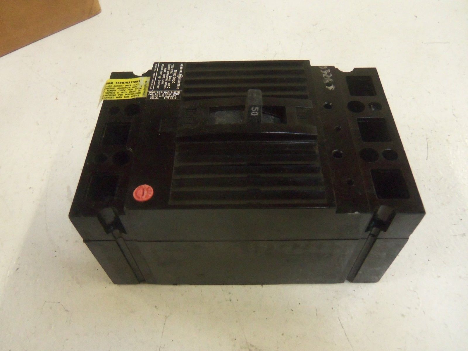 GENERAL ELECTRIC TEB132050WL CIRCUIT BREAKER 50A *NEW IN BOX*