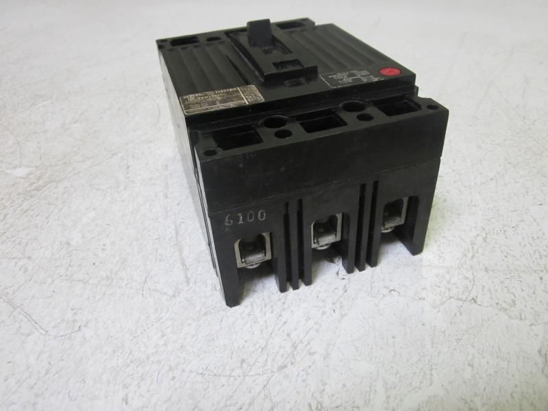 GENERAL ELECTRIC TED136100 CIRCUIT BREAKER 100A *USED*