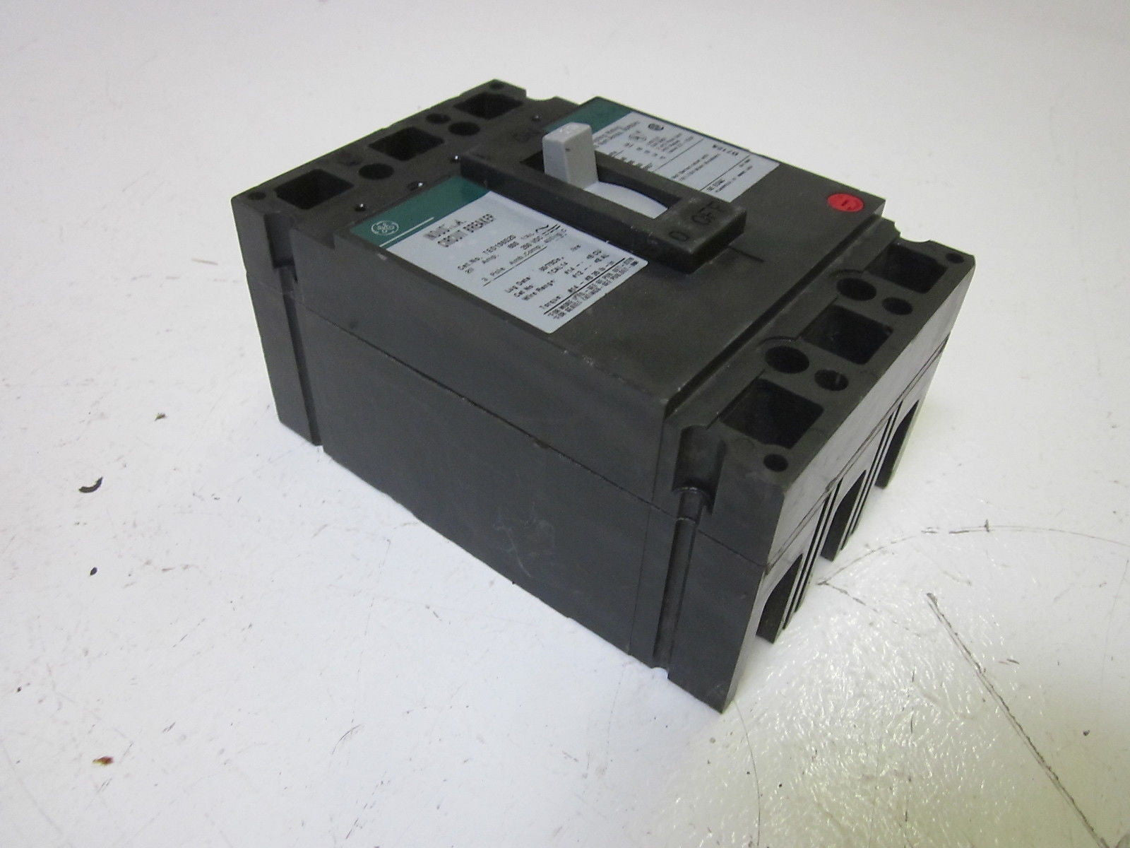 GENERAL ELECTRIC TED136020 CIRCUIT BREAKER 20A 600V *USED*