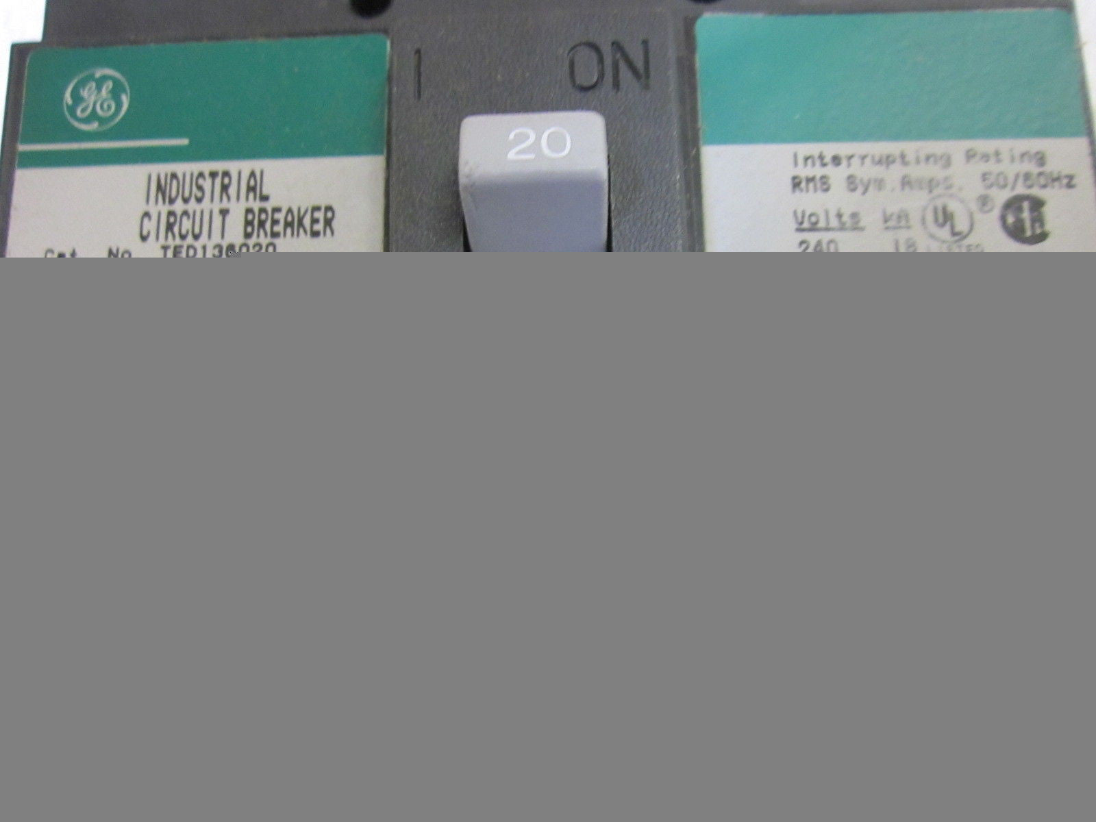 GENERAL ELECTRIC TED136020WL CIRCUIT BREAKER *NEW IN BOX*