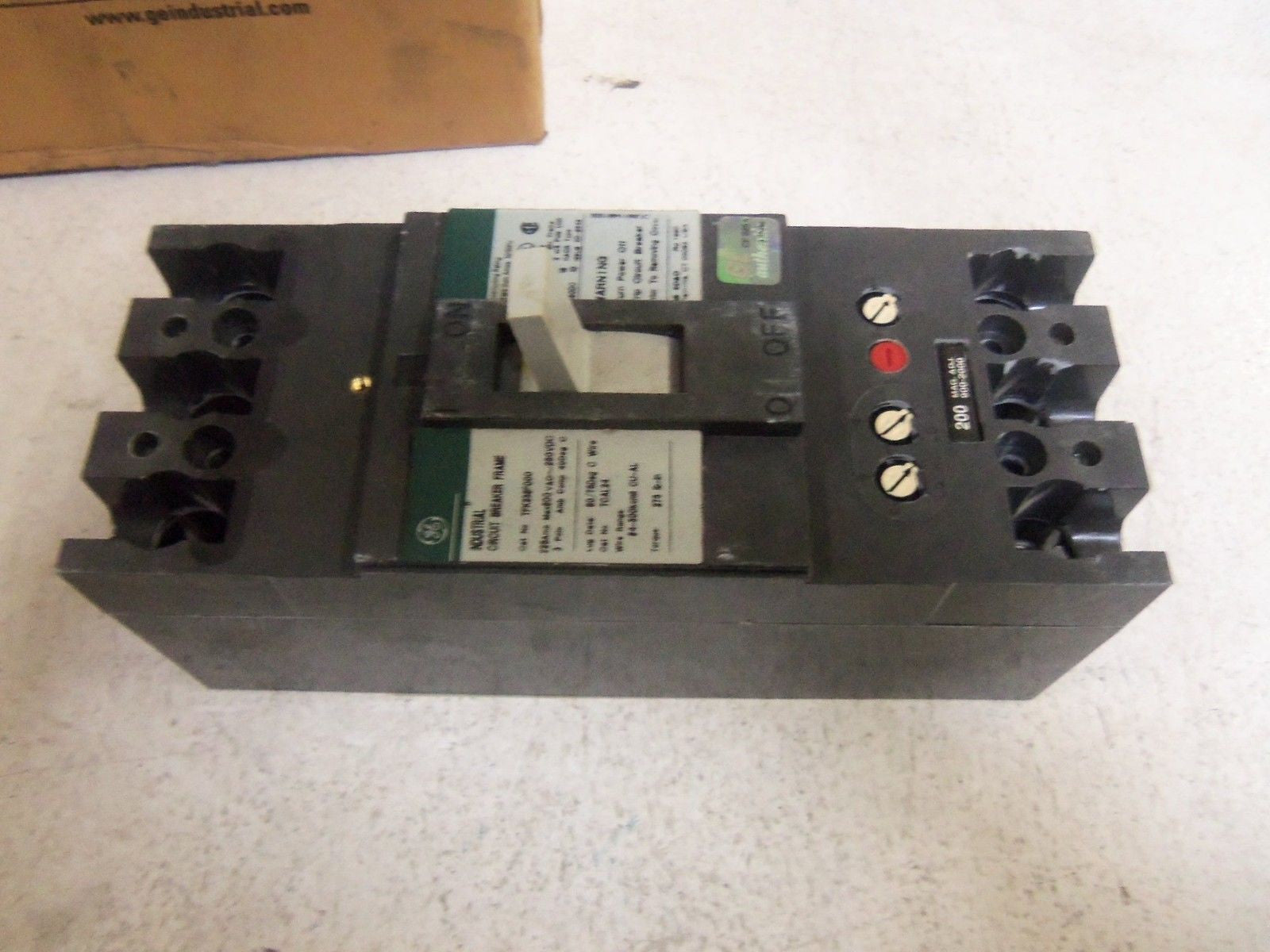 GENERAL ELECTRIC TFK236200WL CIRCUIT BREAKER *NEW IN BOX*