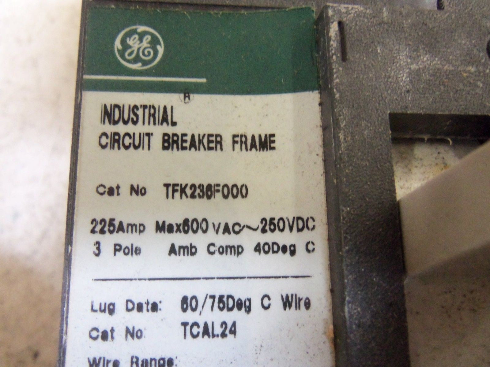 GENERAL ELECTRIC TFK236200WL CIRCUIT BREAKER *NEW IN BOX*