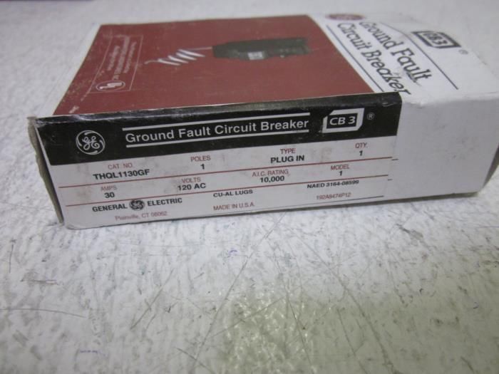 GENERAL ELECTRIC THQL1130GF 1 POLE 30A 120AC FAULT CIRCUIT BREAKER *NEW IN BOX*