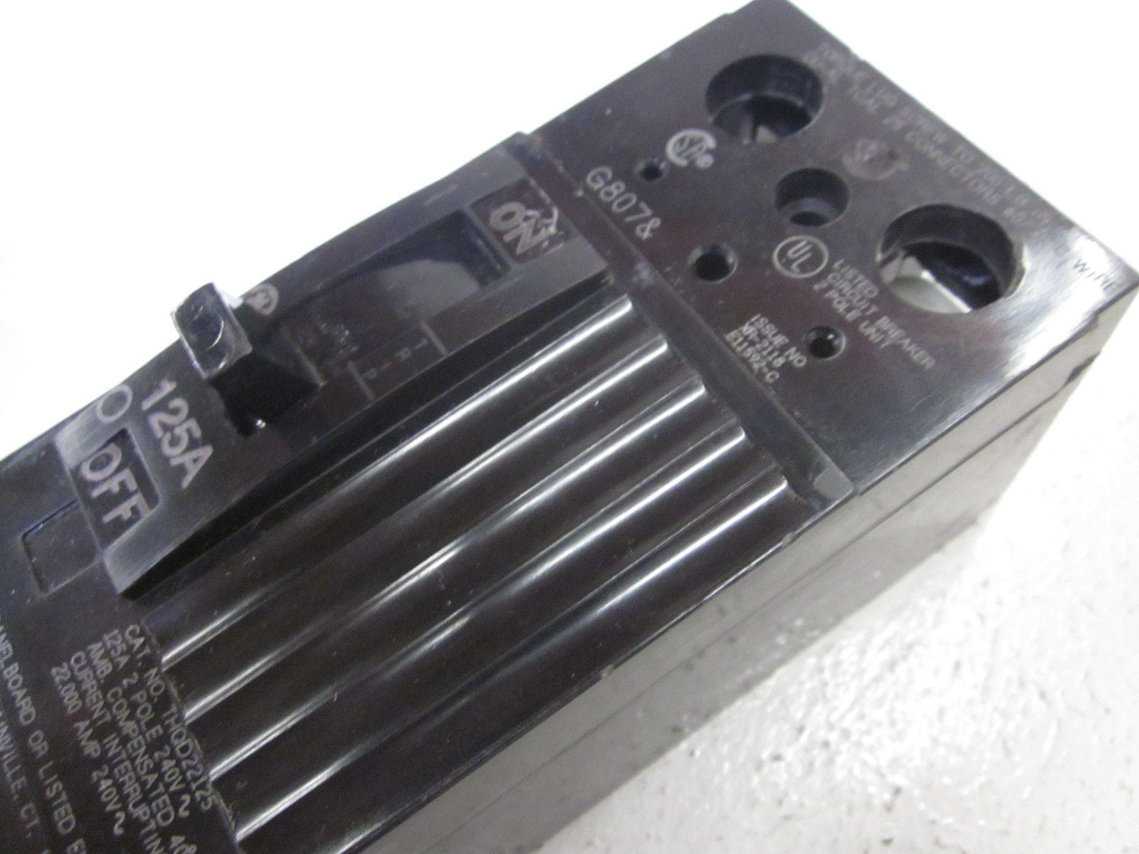GENERAL ELECTRIC THQD22125 125AMPS 240V *USED*