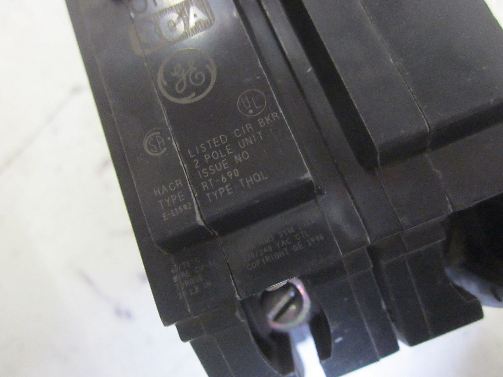 GENERAL ELECTRIC THQL230 CIRCUIT BREAKER 30A *USED*