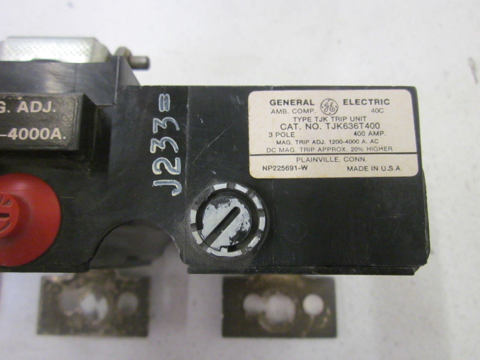 GENERAL ELECTRIC TJK636T400 *USED*