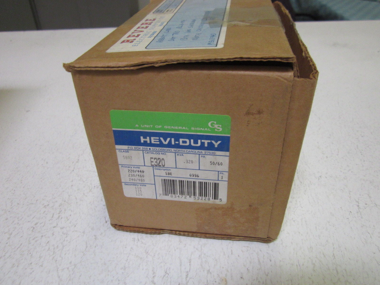 GENERAL SIGNAL E320 240V INDUSTRIAL CONTROL TRANSMITTER *NEW IN BOX*