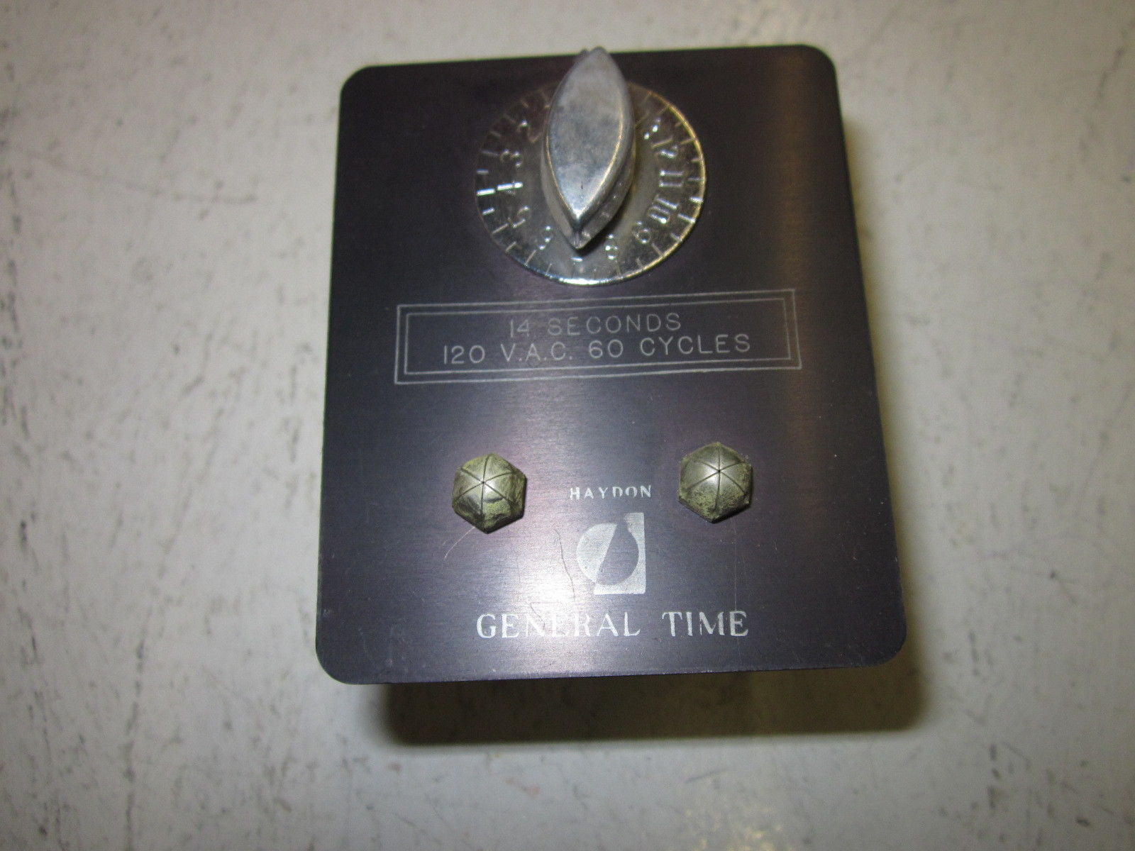 GENERAL TIME JFH-S 14 SECONDS 120VAC 60 CYCLES *USED*