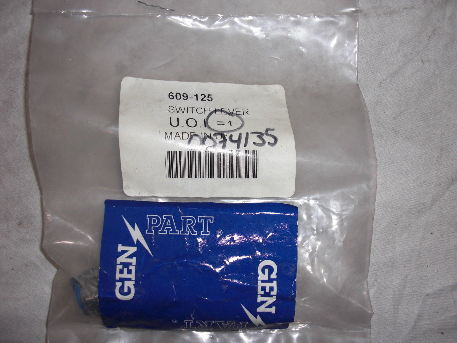 GEN PART 609-125 *NEW*