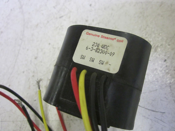 GENUINE STEARNS 6-3-82300-09 COIL 230VDC *USED*