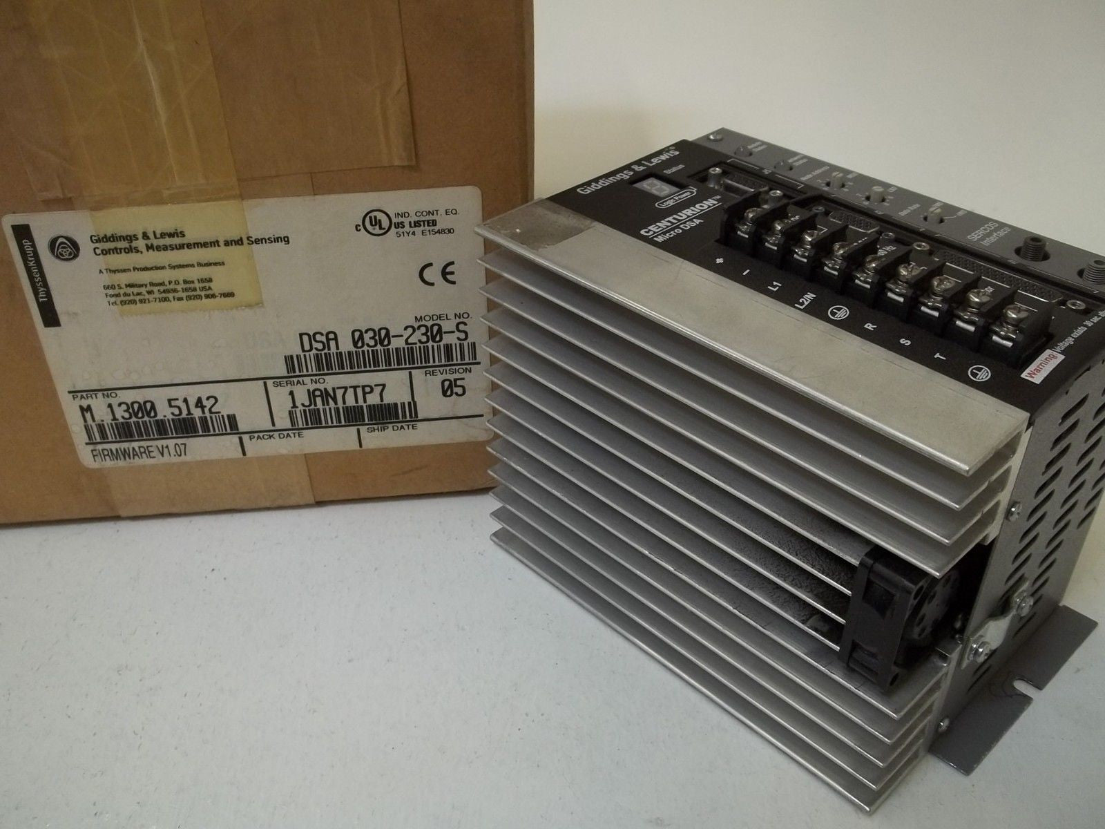 GIDDING & LEWIS DSA030-230-S *USED*