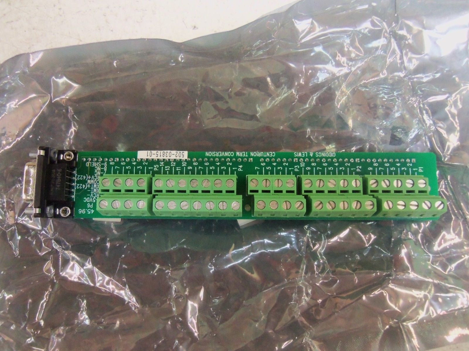 GIDDINGS & LEWIS 502-03815-01 TERMINAL CONVERSION CENTURION *NEW NO BOX*