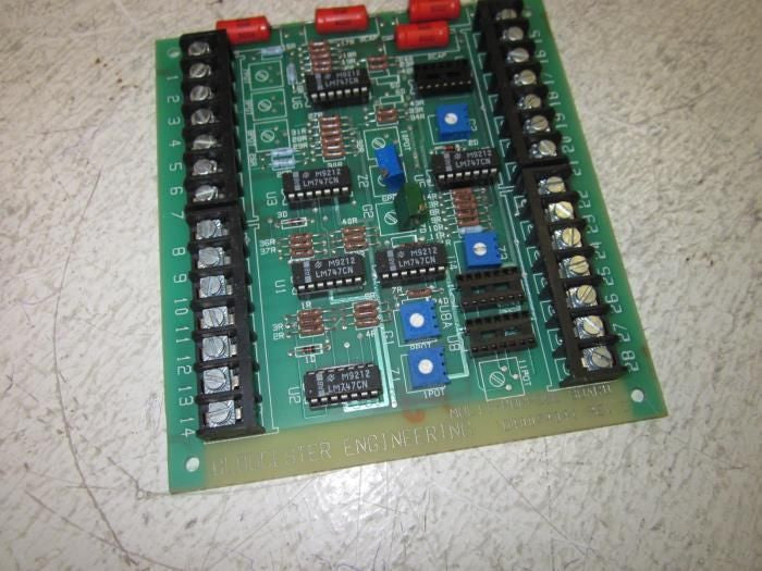 GLOUCESLER ENGINEERING D40074041 REV. C MULTI-PURPOSE BOARD *USED*