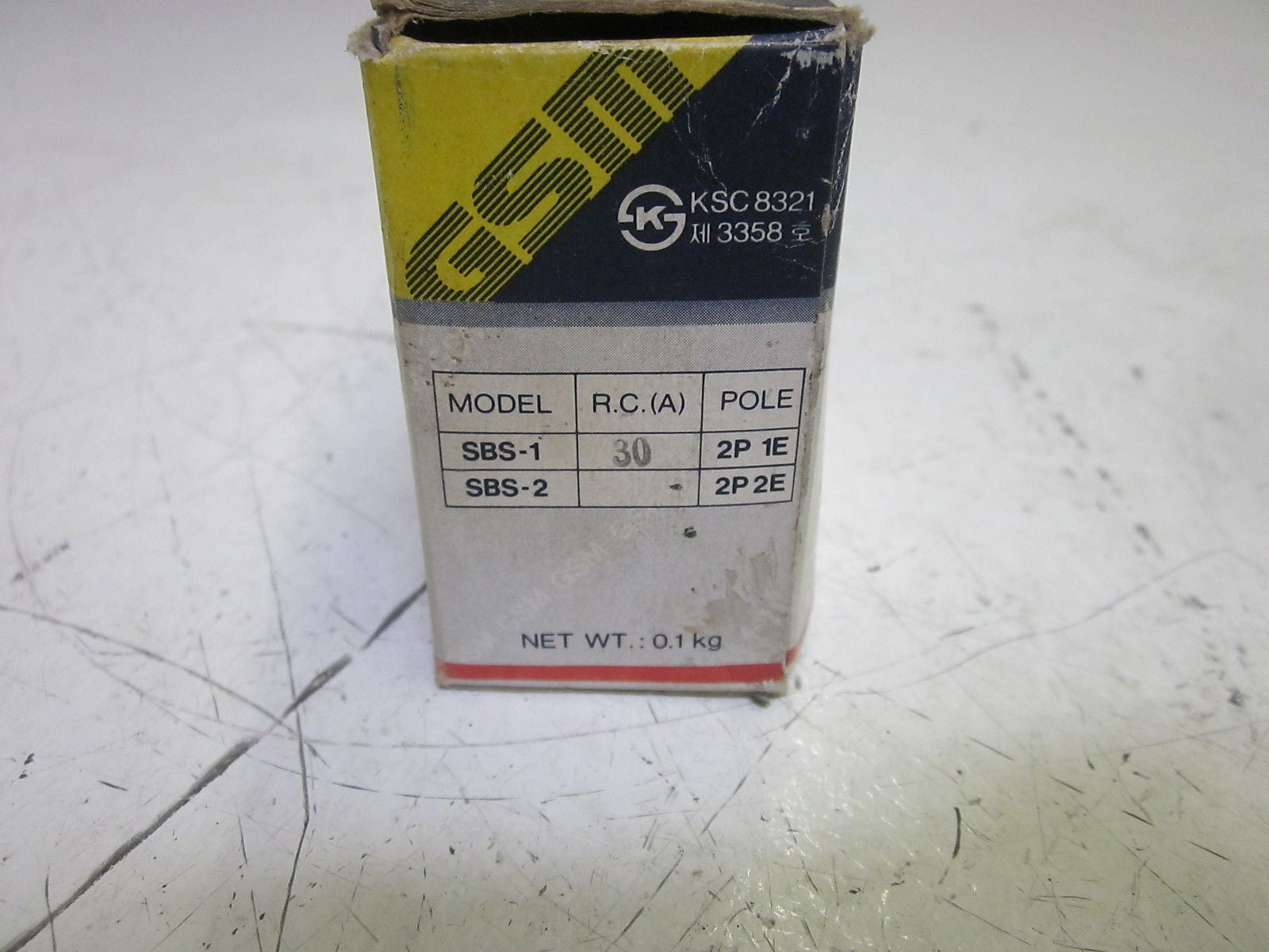 GOLDSTAR SBS-1 SAFETY BREAKER 30A 2P 220V *NEW IN BOX*