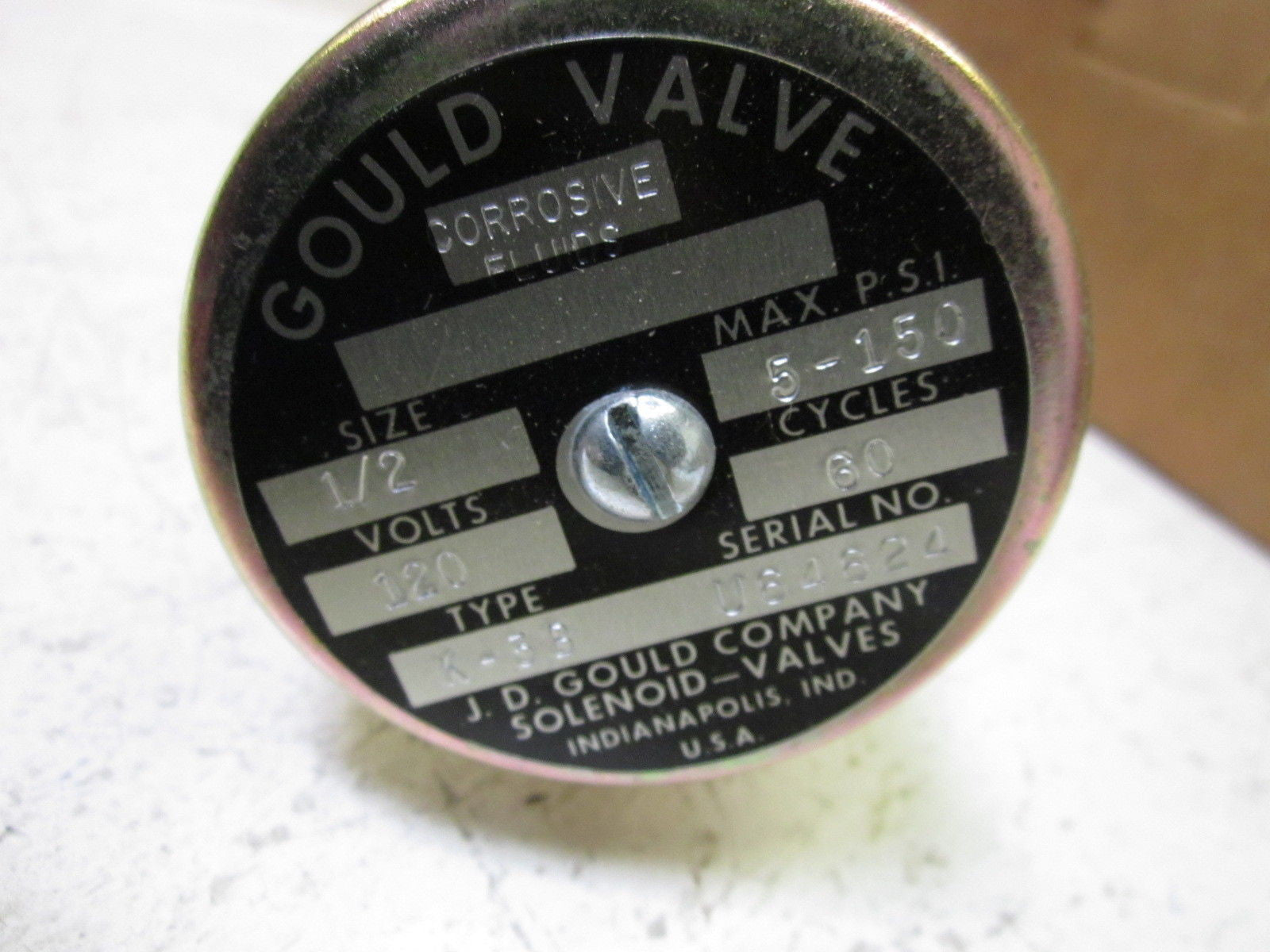 GOULD 1/2" K-3-B *NEW IN BOX*