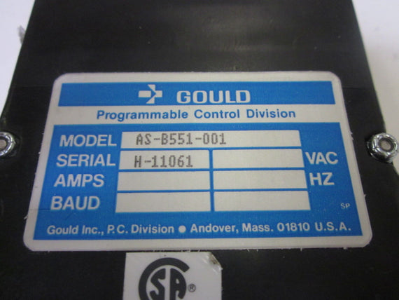 GOULD AS-B551-001 *USED*