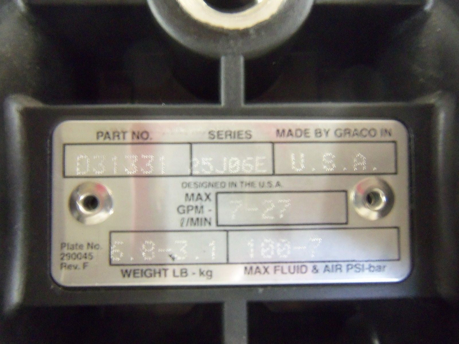 GRACO D31331 PUMP *NEW*