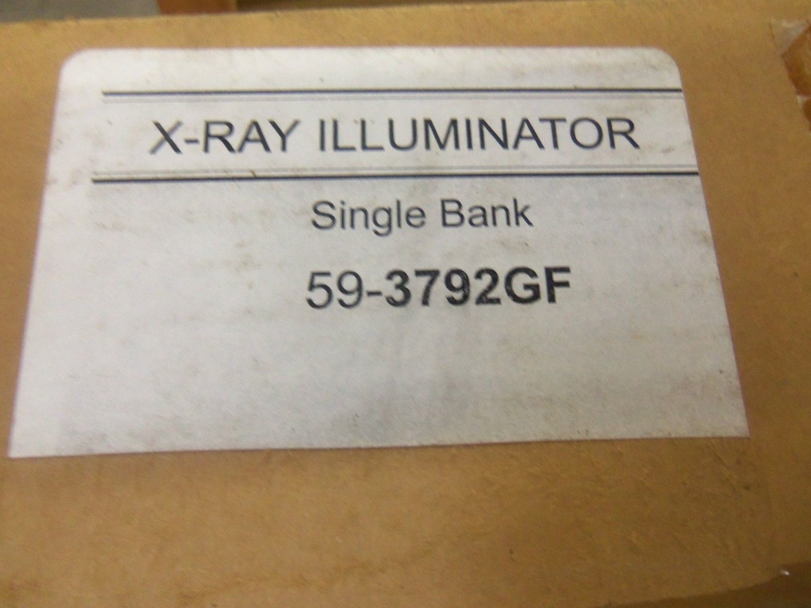 GRAHAM FIELD 59-3792GF X-RAY ILLUMINATOR *USED*