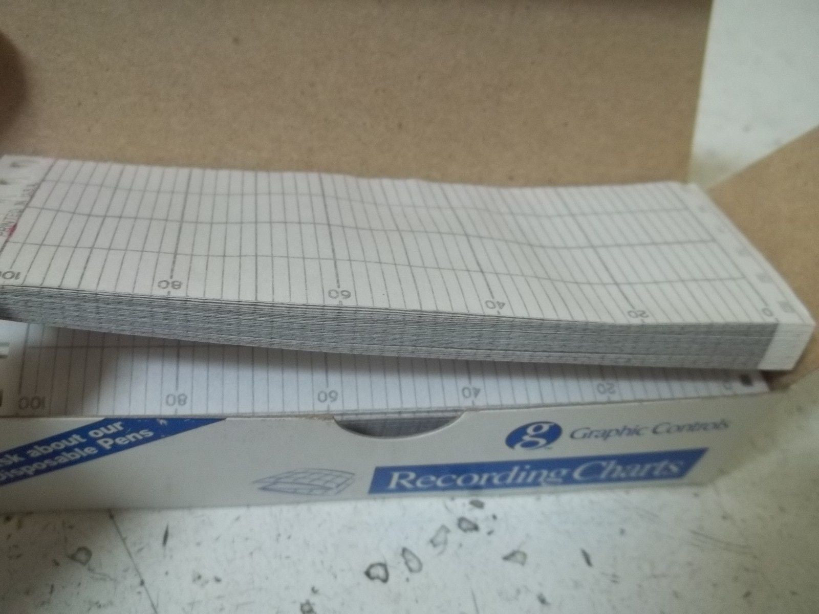 GRAPHIC CONTROLS 01159524 RECORDING CHARTS *NEW IN BOX*
