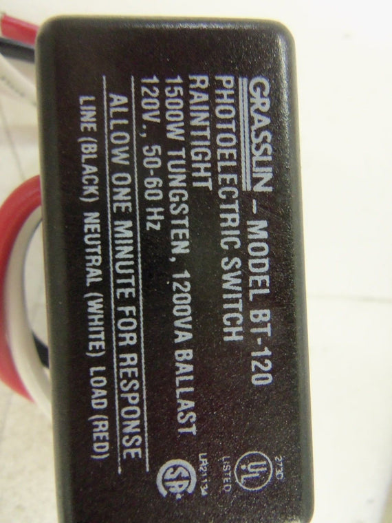 GRASSUN BT-120 PHOTOELECTRIC SWITCH *NEW IN BOX*
