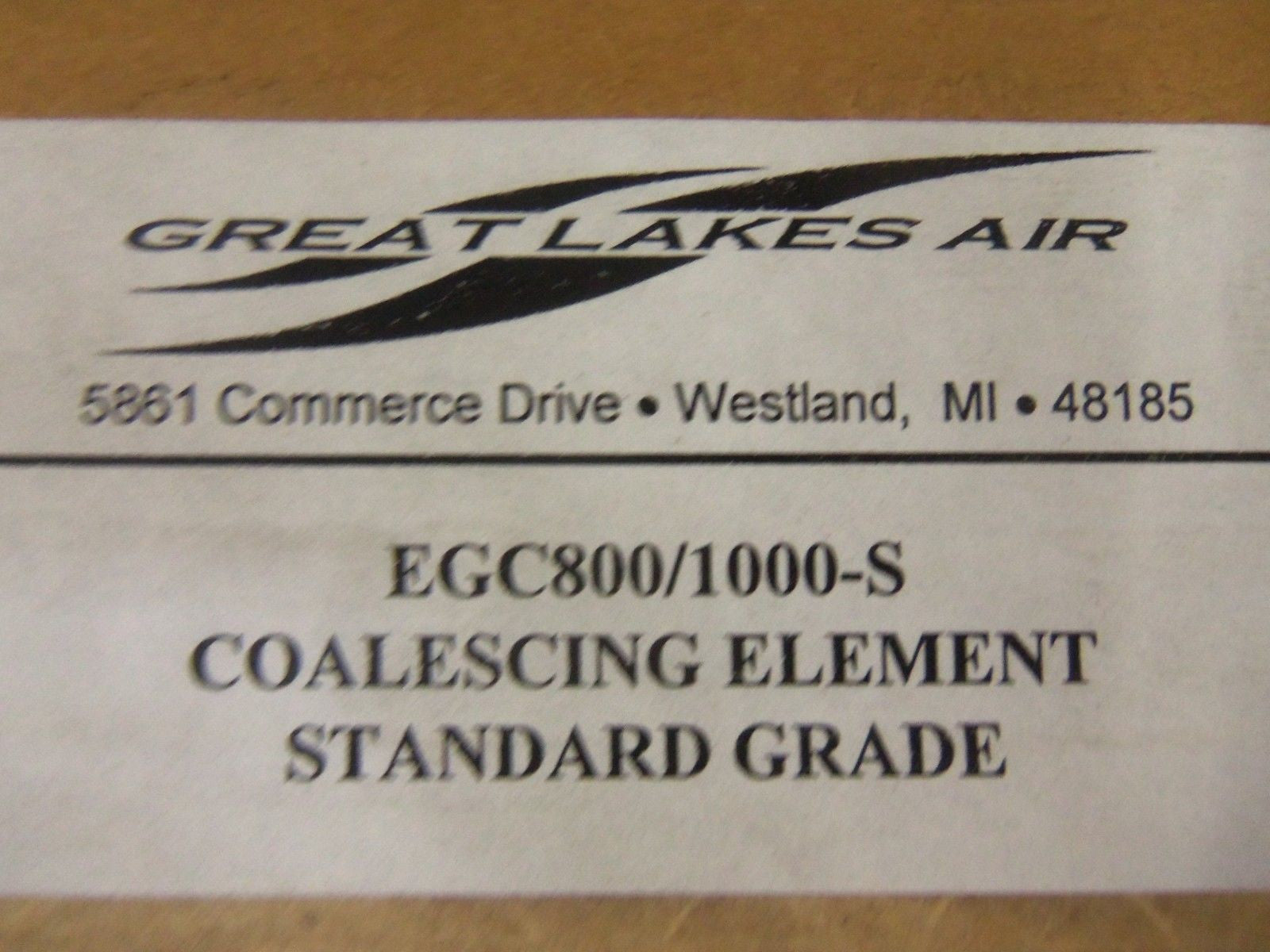 GREAT LAKES AIR EGC800/1000-S *NEW IN BOX*