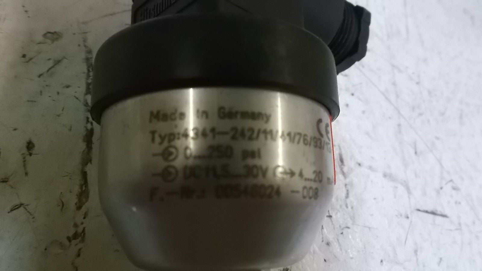 GREISINGER 4341-242/11/41/76/93/138 PRESSURE TRANSMITTER *USED*
