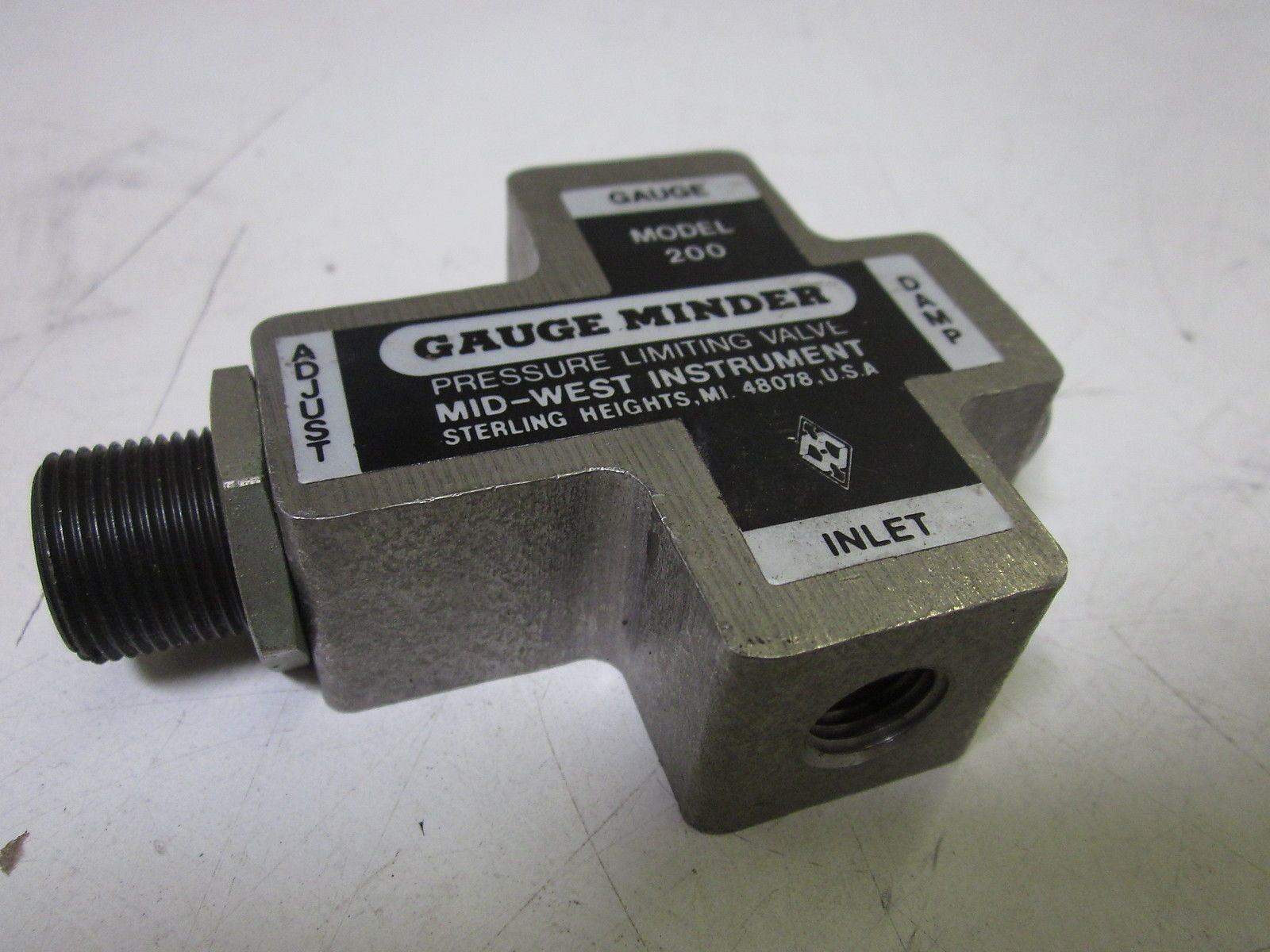 GUAGE MINDER 200 PRESSURE LIMITING VALVE *NEW NO BOX*