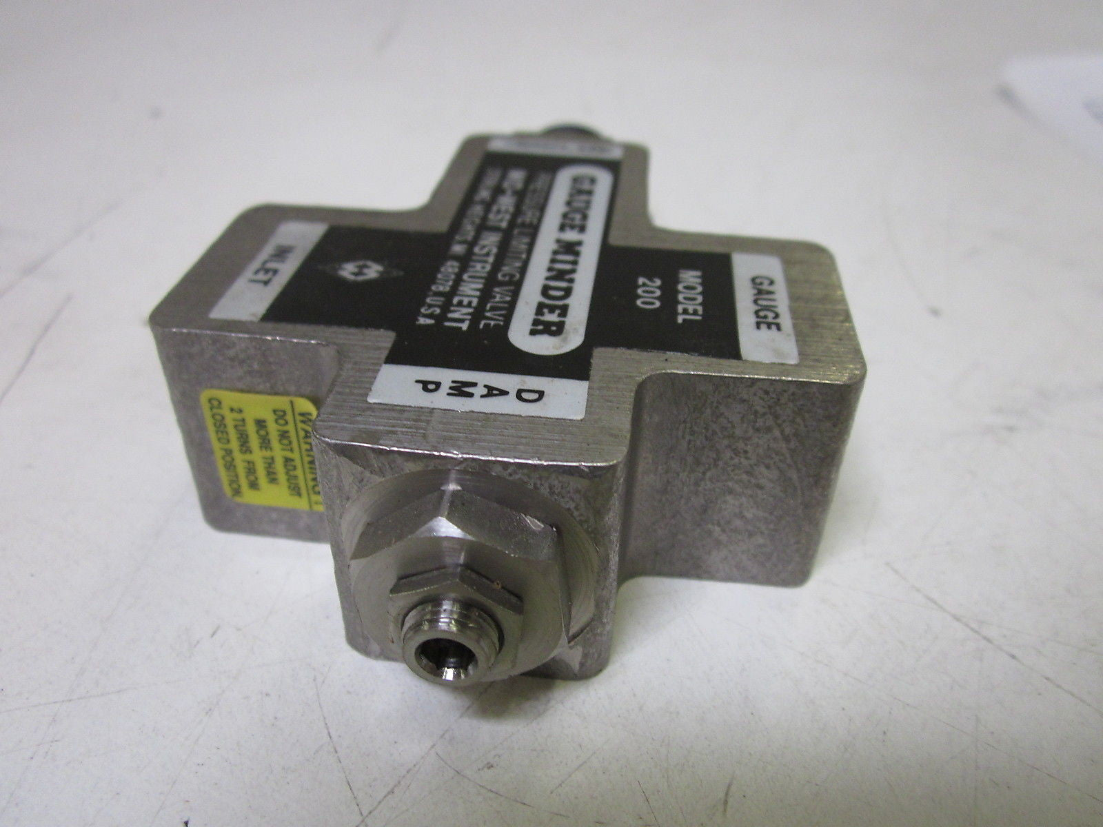 GUAGE MINDER 200 PRESSURE LIMITING VALVE *NEW NO BOX*