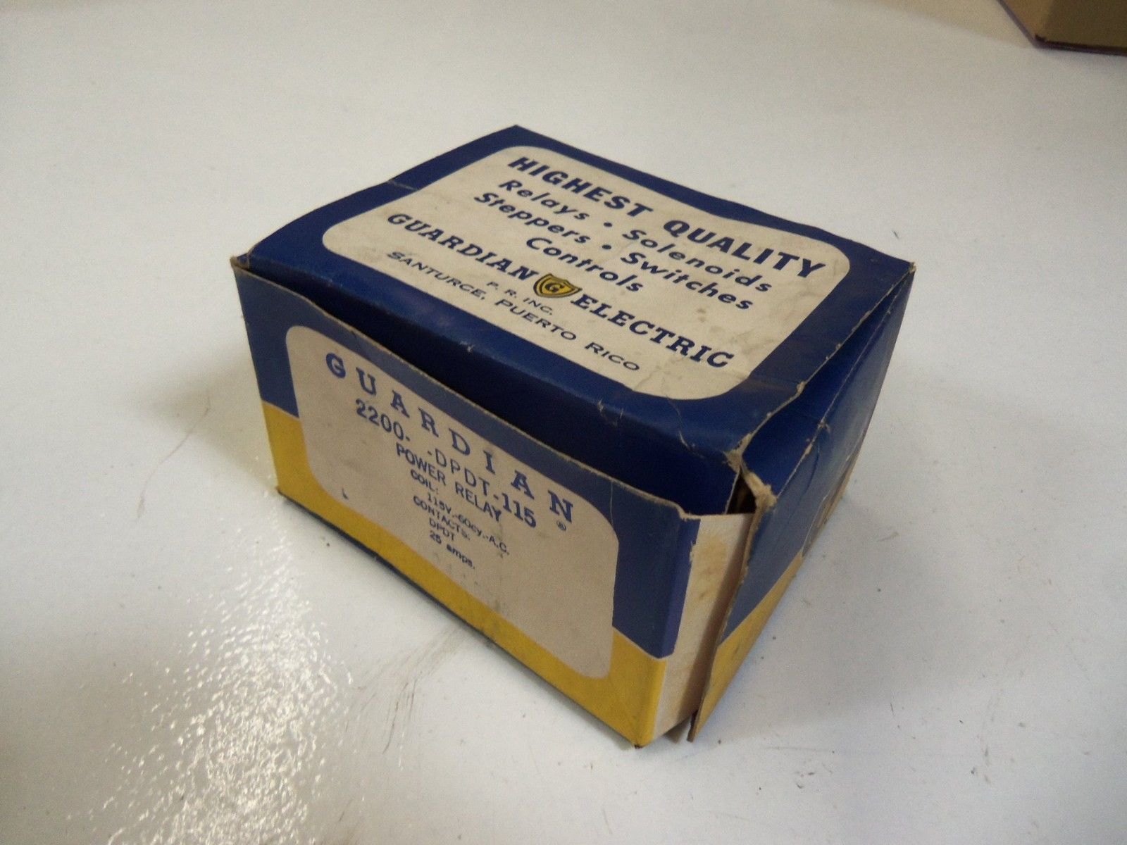 GUARDIAN 2200-DPDT-115 *NEW IN BOX*