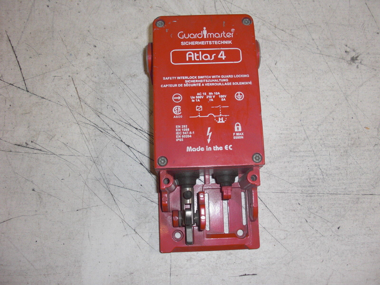GUARDMASTER ATLAS 4 SLS4 SAFETY SWITCH SOLENOID LOCKING *NEW NO BOX*