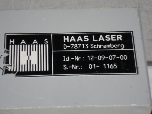 HAAS-LASER 12-09-07-00 *USED*