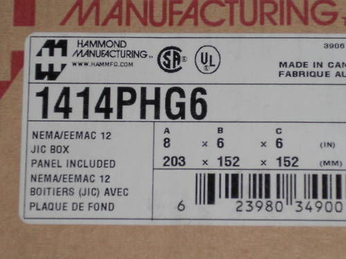 HAMMOND 1414PHG6 ENCLOSURE *NEW IN BOX*