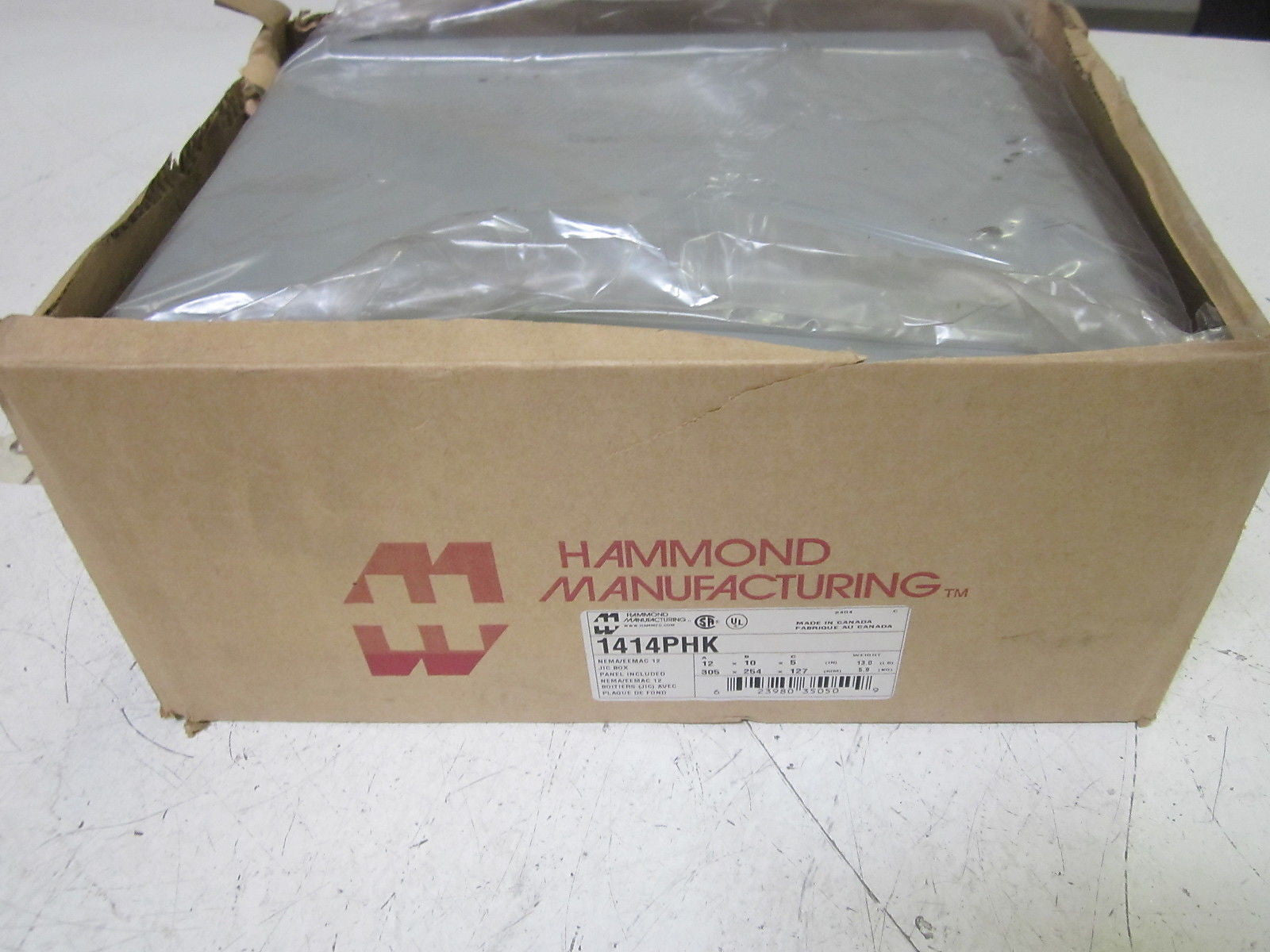 HAMMOND 1414PHK ENCLOSURE  *AS PICTURED* NEW
