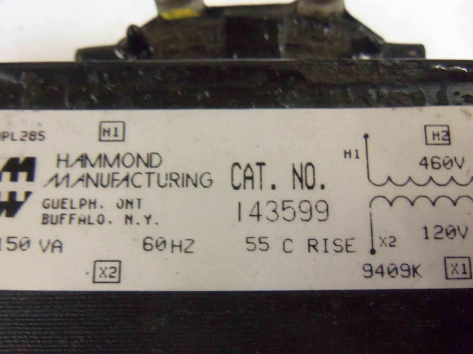 HAMMOND MANUFACTURING 143599 TRANSFORMER *NEW IN BOX*