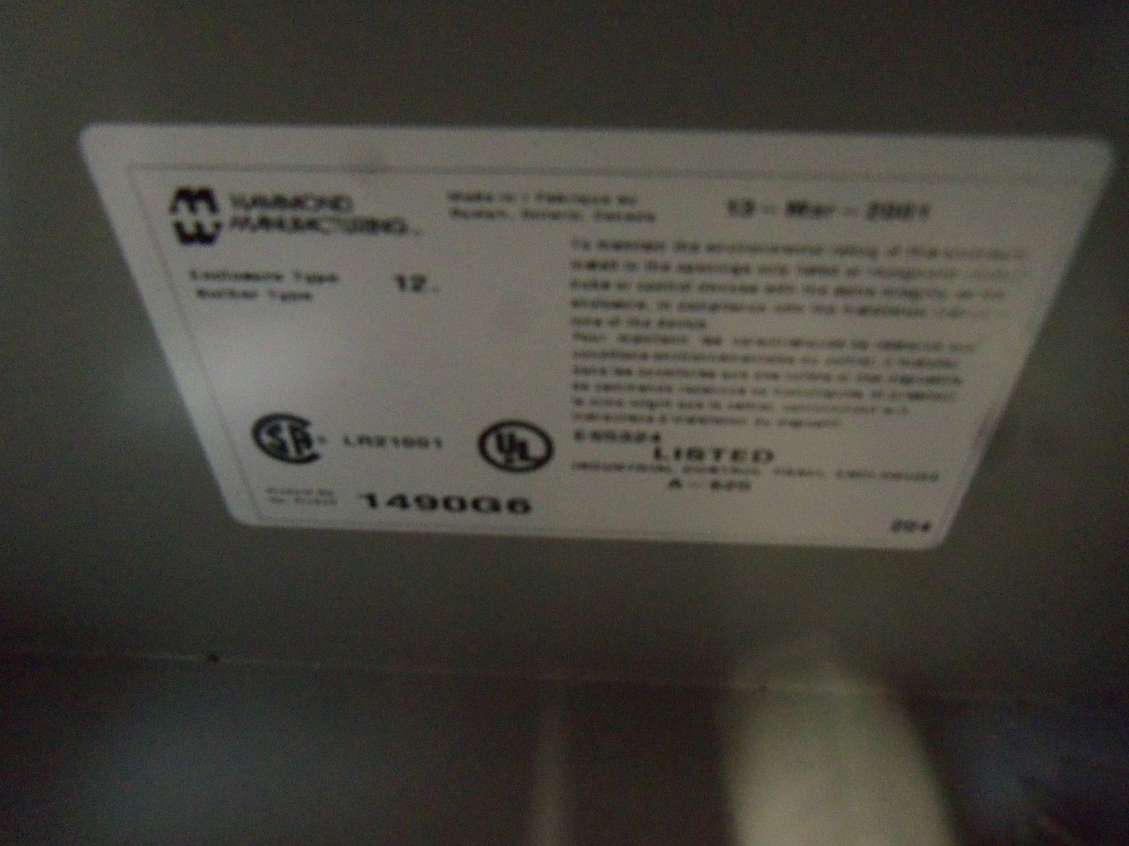 HAMMOND 1490G6 *USED*