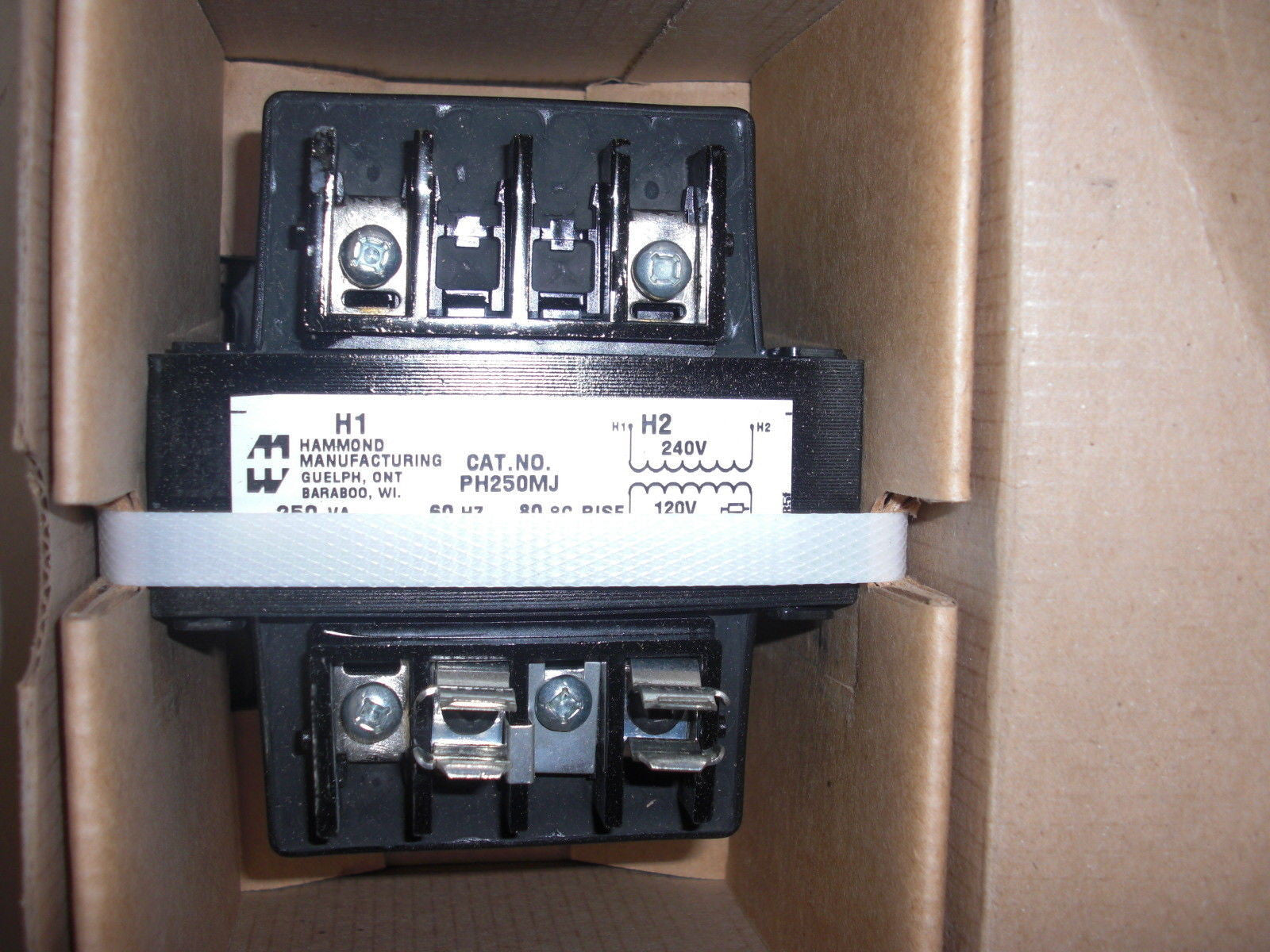 HAMMOND MANUFACTURING PH250MJ TRANSFORMER *NEW IN BOX*