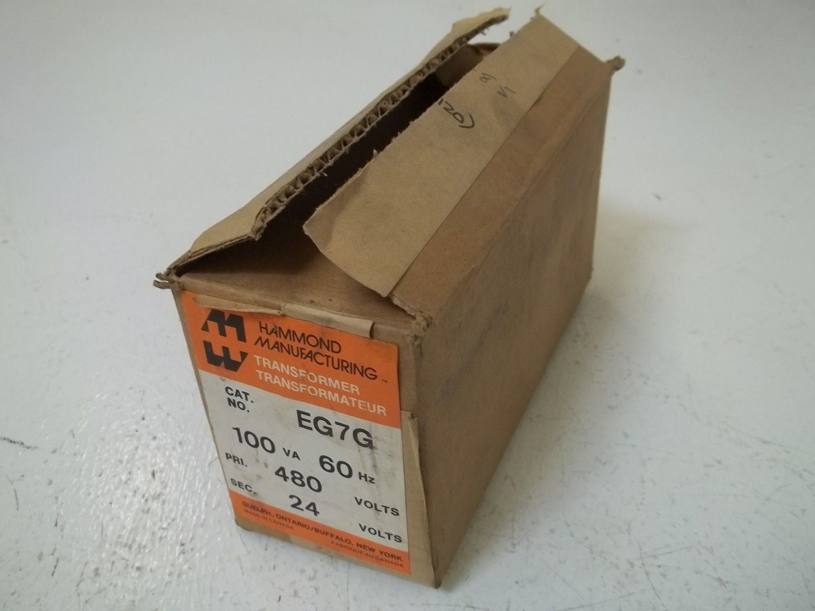 HAMMOND MANUFACTURING EG7G 100V *NEW IN BOX*