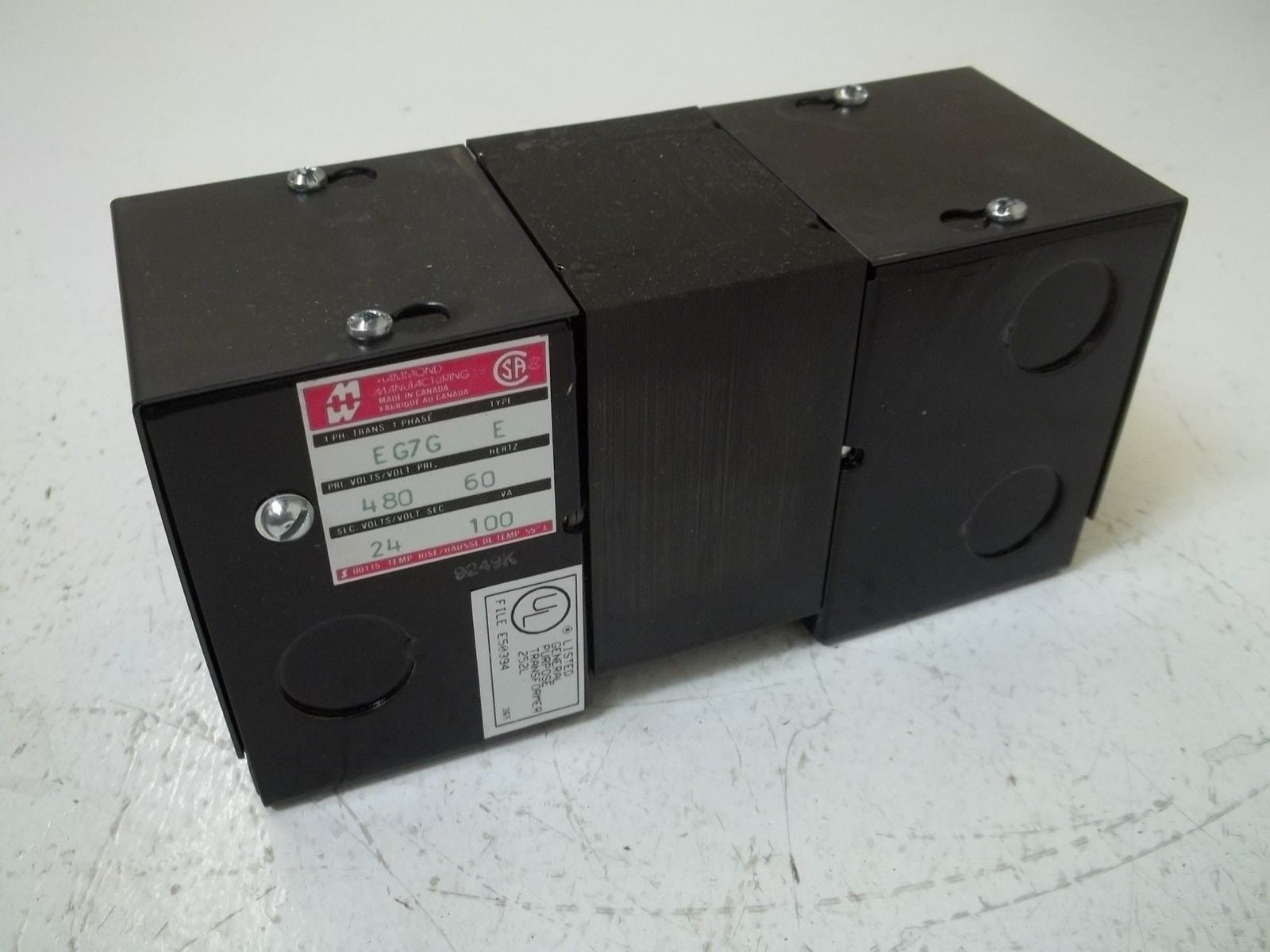 HAMMOND MANUFACTURING EG7G 100V *NEW IN BOX*