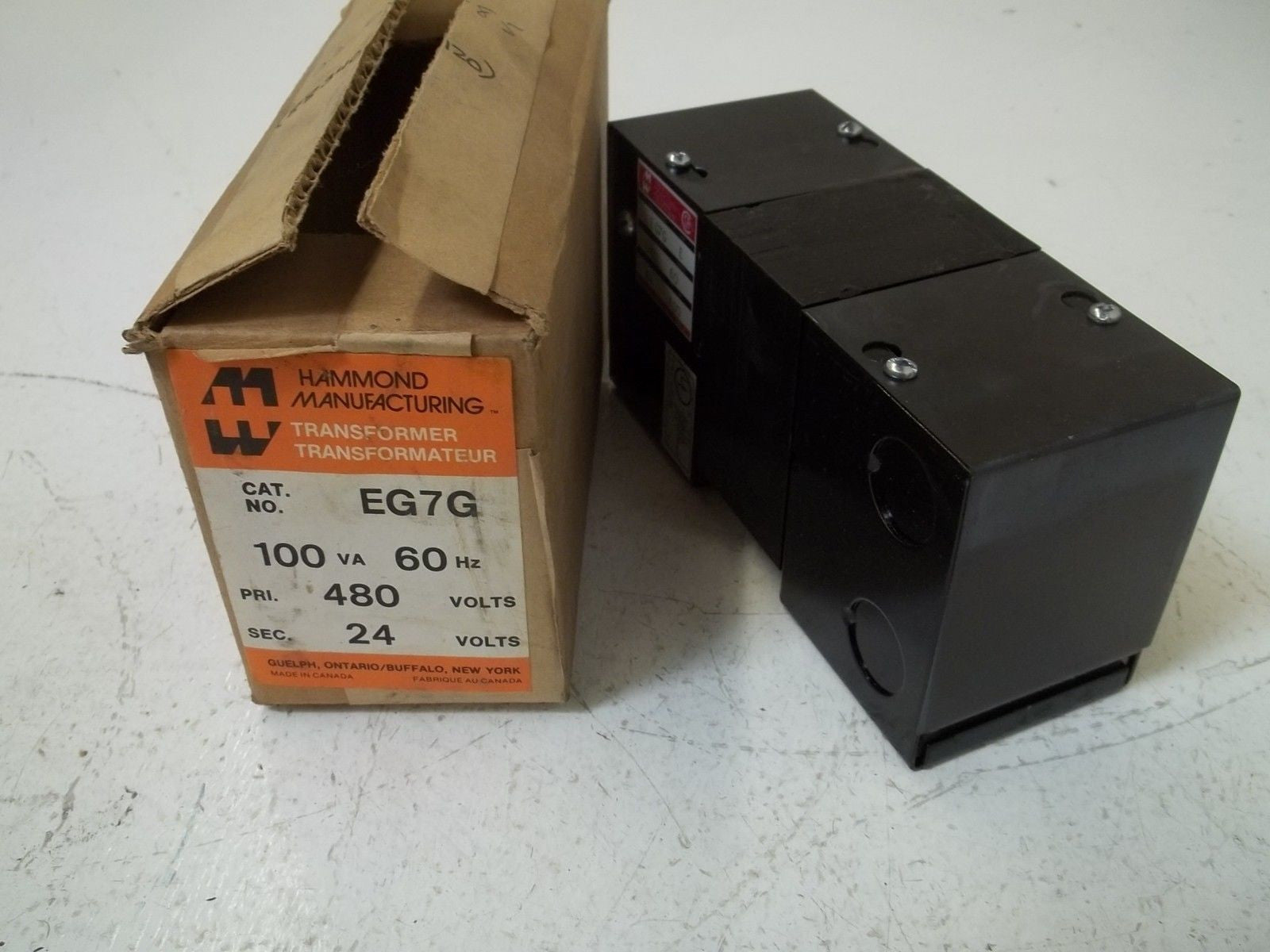 HAMMOND MANUFACTURING EG7G 100V *NEW IN BOX*