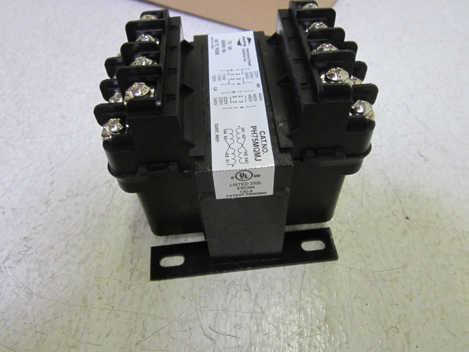 HAMMOND POWER SOLUNTIONS PH75MQM1 TRANSFORMER *NEW IN BOX*