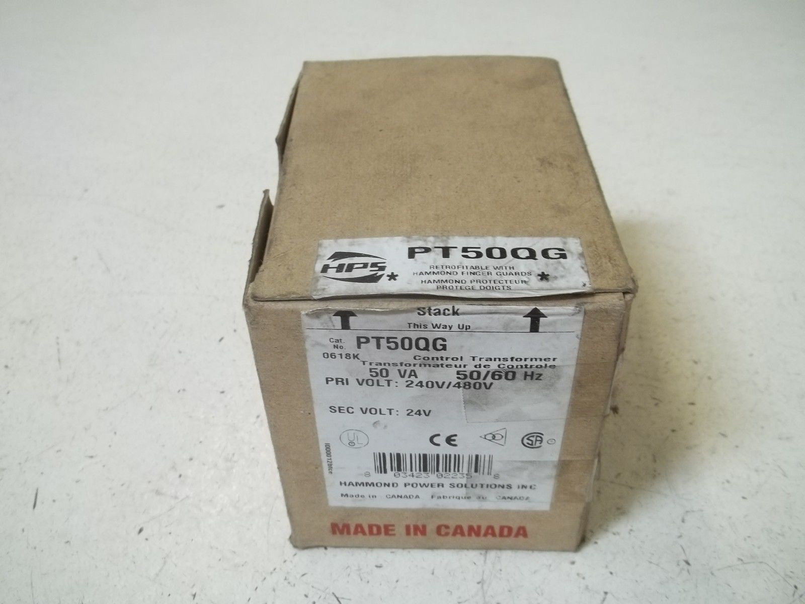 HAMMOND PT50QG TRANSFORMER *NEW IN BOX*