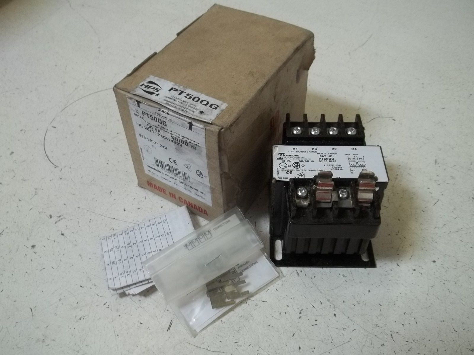 HAMMOND PT50QG TRANSFORMER *NEW IN BOX*
