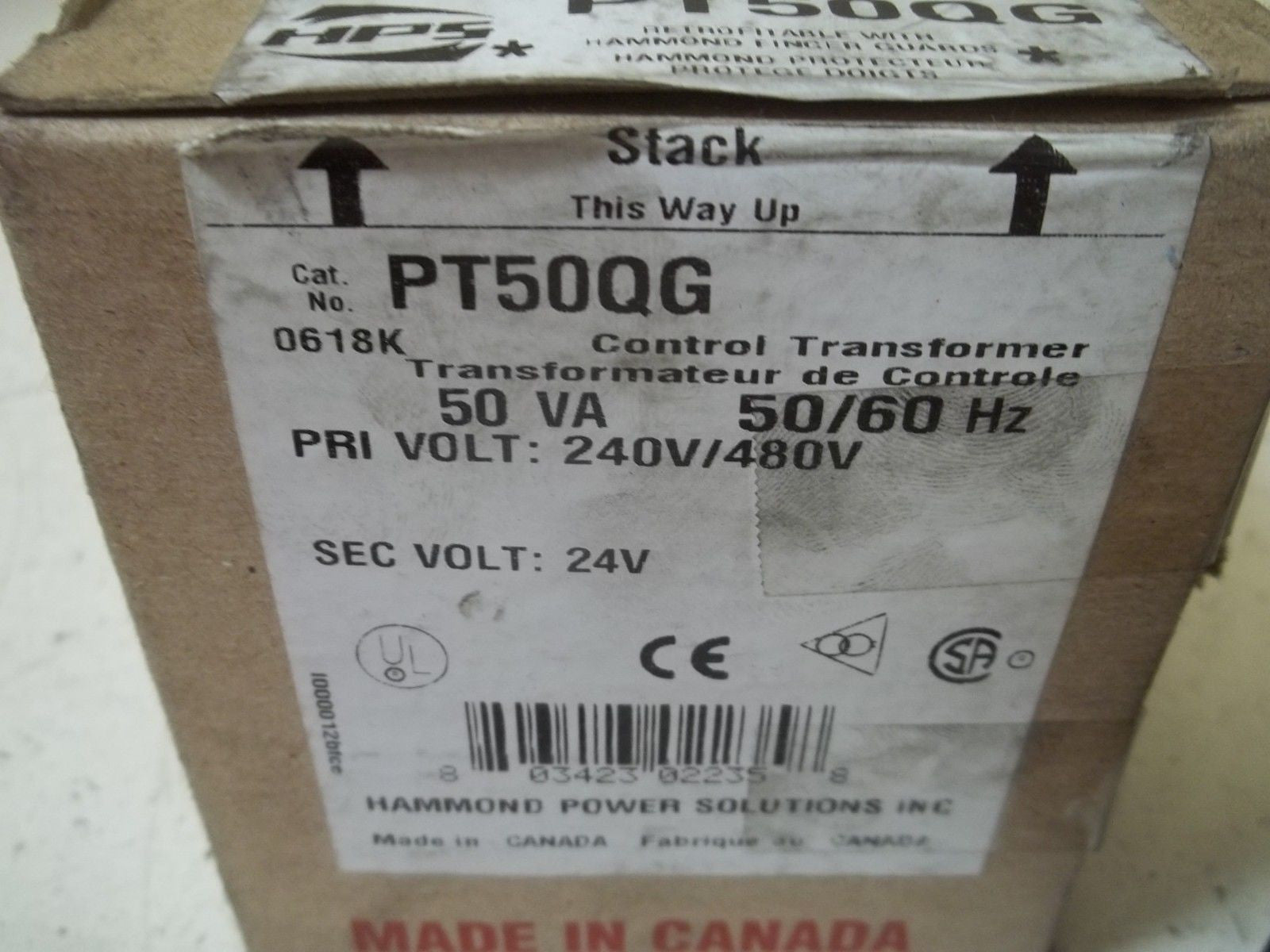 HAMMOND PT50QG TRANSFORMER *NEW IN BOX*